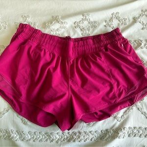 Lululemon Athletica Fuchsia Athletic Shorts